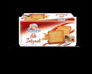 FETTE BISCOTTATE 175 g La qualità e la tradizione si uniscono per dare vita a prodotti unici e speciali come le fette biscottate.