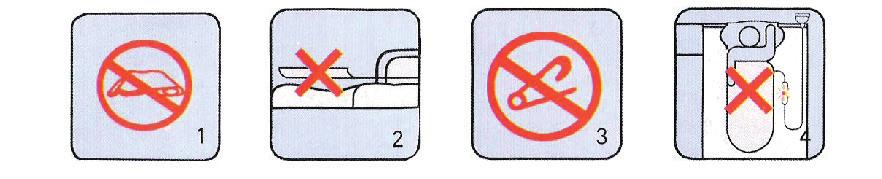 SAFETY INSTRUCTIONS 1. If the electric blanket is used incorrectly (folded, rolled, etc.