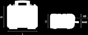 * Limite massimo di peso (uniformemente distribuito) inseribile in valigia per consentirne il galleggiamento fino al livello della linea di chiusura del coperchio.