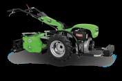 Implements: bio-shredder, snow thrower, rotary mower with collector,