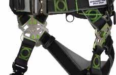elastici addizionali sulle bretelle per contenere il nastro in eccesso ucitura più lunga sul rinforzo imbottito della cintura per una maggiore resistenza Etichette d identificazione personalizzate