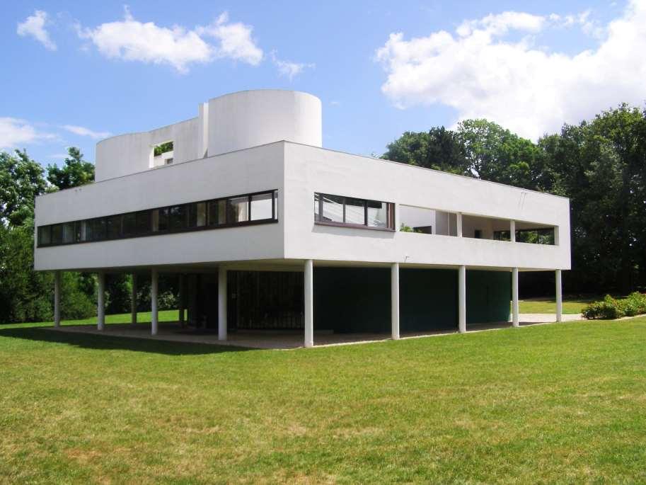 Le Corbusier: villa Savoye (1928-1931, alle porte