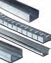 Profili metallici per la realizzazione di pareti divisorie, controsoffitti, contropareti e facciate ventilate.