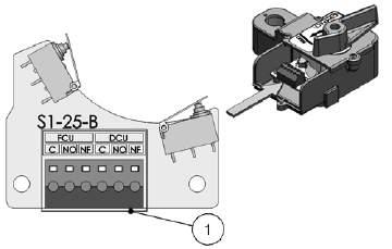 Manuale e manuale compact Scheda elettronica S1-25 (optional S2) per microinterruttori di posizione pala (manuale) Manuale con magnete - Versione MR/MI (alimentazione magnete a 24 V DC/48 V DC