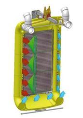 realizzata mediante ventilatori inseriti nella struttura dei pannelli generazione di lame d aria