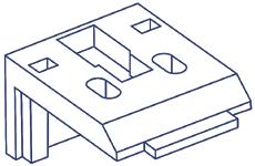 INSTALLAZIONE E POSA La confezione del kit di montaggio contiene: - Tenda a rullo (Fig.1) - 2 Staffe laterali di aggancio + 2 copri staffe in plastica (Fig.