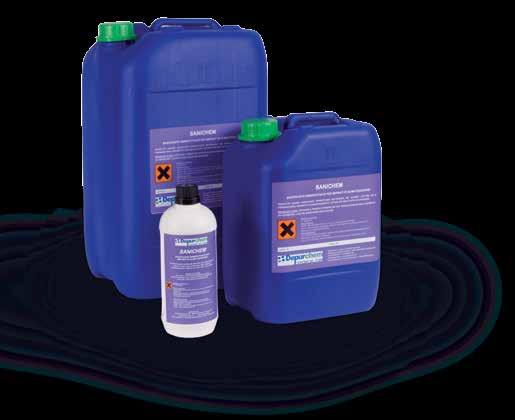 SANIFICANTE, DISINFETTANTE PER FILTRI E BATTERIE DI CONDIZIONAMENTO SANICHEM Prodotto liquido sanificante disinfettante che elimina i batteri che si formano negli impianti di condizionamento,