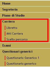 6) Controlla l esattezza dei dati relativi alla tua Carriera. 7) Se i dati non sono corretti (ad es.