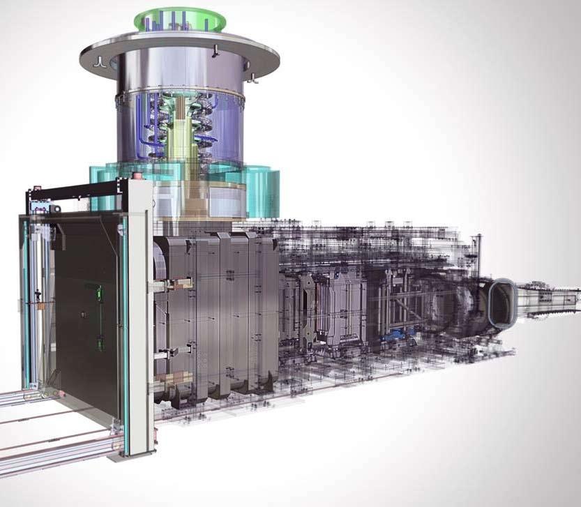 A ttività per ITER L iniettore di fasci di neutri L iniettore, rappresentato nell immagine, verrà utilizzato per immettere particelle senza carica, ad altissima energia, direttamente nel plasma di