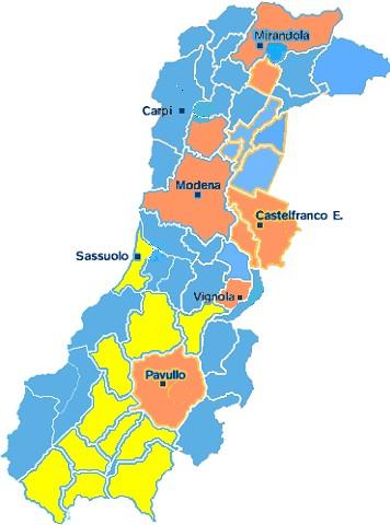 PROGETTI DI COMUNITA PER LA PROMOZIONE DI SANE ABITUDINI ALIMENTARI E MOTORIE Situazione a febbraio 2012 -Colore Arancione: progetti attivi -Colore Giallo: