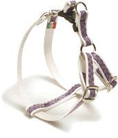 Harness with lead with rhinestones Colori: rosso, nero, bianco, rosa,