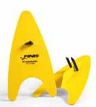 The ergonomically advanced design of the Agility Paddles helps teach swimmers the correct palm