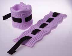 Pair of soft foam ankle cuffs, the slimmer thickness makes it also suitable as wrist support for