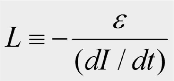 Auto-Induttanza L induttanza di un induttore (un
