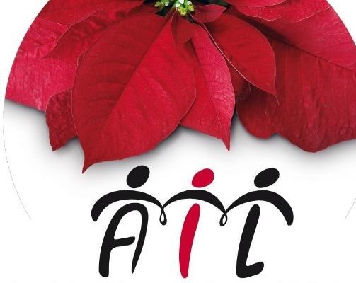 STELLE DI NATALE Dall 8 al 10 dicembre 2017, A.I.L. torna anche sulle piazze della provincia di Cuneo con le piantine-simbolo del Natale e della speranza nella lotta contro le malattie.