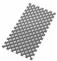 impugnature ribaltabili, dimensioni esterne (l x p x h): 480 x 250 x 66 mm 39100 S Base in silicone Large Diamond Grid, blu, a maglie extra larghe, per la