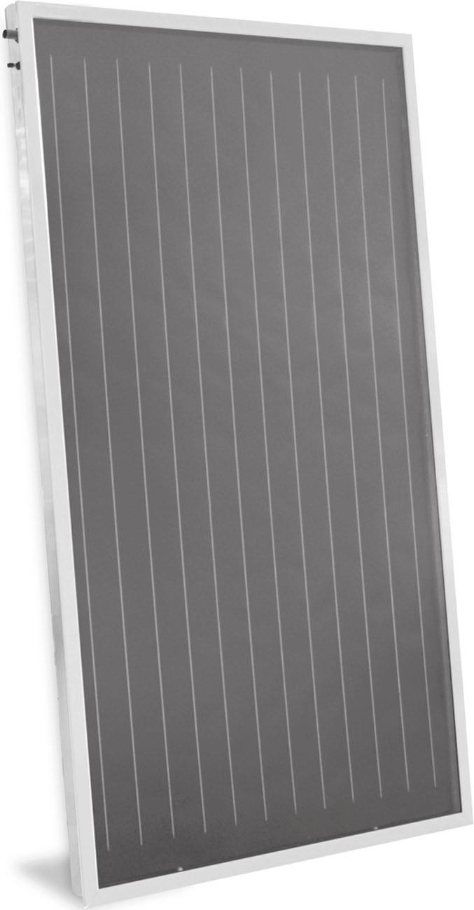Collettore solare piano SCF5N Collettore solare piano SCF5N collettore solare piano per circolazione forzata elevato rendimento assicurato dall assorbitore in alluminio con finitura selettiva