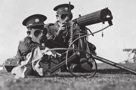 apitolo 9 c Figura 25 Nel corso della prima guerra mondiale furono utilizzati anche gas tossici.