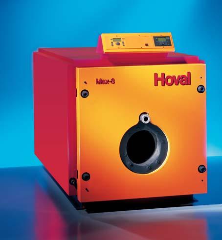 Hoval Max-3. Ideale per le esigenze più mirate. Caratteristiche peculiari di Hoval Max-3 Tecnologia a tre giri di fumo per ridurre le emissioni inquinanti anche con combustioni a gasolio.