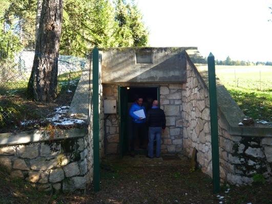 Figura 50: l ingresso del nuovo serbatoio potabile del comune di Sarnonico. 16