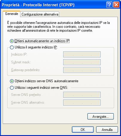 3. Accertarsi che nelle proprietà della