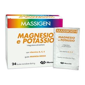MASSIGEN INTEGRATORI SALINI VVMI027 magnesio e potassio 24 bs