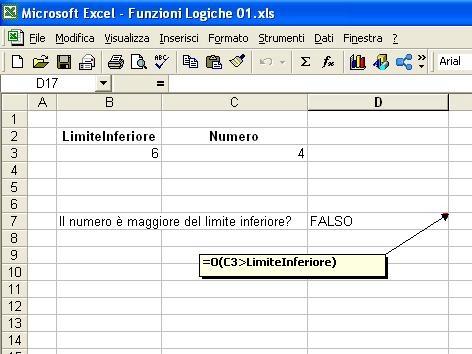 O - Esempio Excel parte 03 19 SE Restituisce un valore se la condizione specificata ha valore VERO e un altro valore se essa ha valore FALSO.