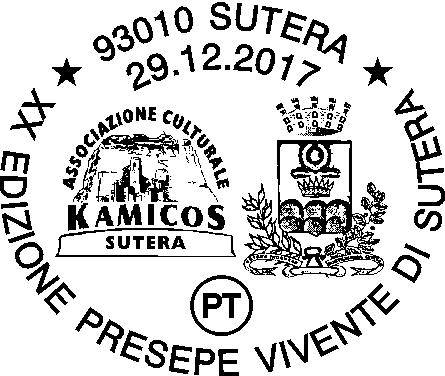 1758 RICHIEDENTE: Associazione Culturale Kamicos SEDE DEL SERVIZIO: Quartiere Rabato, Via Chiesa 93010 Sutera (CL) DATA: 29/12/2017 ORARIO: 17.00-21.