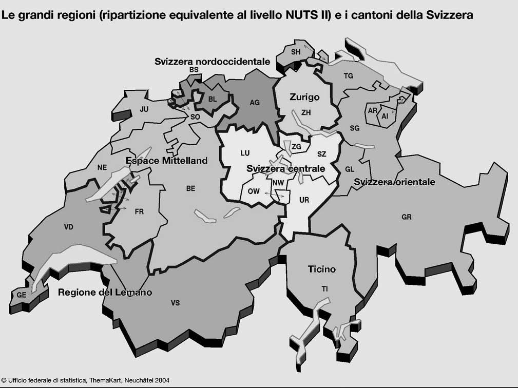 Appendice 7 Le sette Grandi Regioni ufficiali della Svizzera 66 la