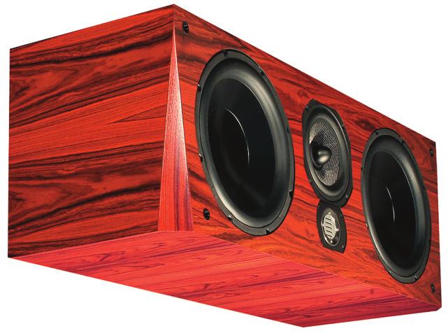 Marquis XD Diffusori LCR High End Diffusore LCR hi-end (canale centrale), 3 vie, 4 altoparlanti; 1 Tweeter AMT da 10 cm, 1 Midrange da 20 cm rinforzato in argento-grafite, 2 Subwoofer Aura-Motor da