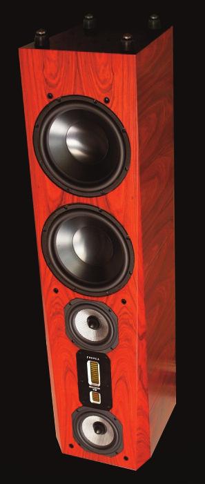 Focus SE Diffusore hi-end da pavimento a 4 vie, 6 altoparlanti; Unita Dual Air Motion Tweeter con diaframma in