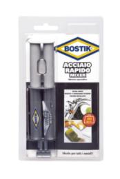 ad acqua, detersivi e umidità, fornita in latte. CBD2880 ml.400 - Confez. 12.00 CBD2881 ml.850 - Confez. 12.00 colla bostik "acciaio rapido mixer" ml.