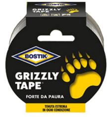 nastro s.o.s. "grizzly" grigio larghezza mm.50 - impermeabili all'acqua e all'aria, ottima adesione su gran parte dei materiali, resistenti a temperature da -30 gradi C. a + 60 gradi C.