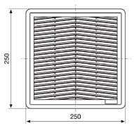 Ventilazione Dimensioni (mm) R5KF08 Dima di foratura (mm) Ø1.8 106.