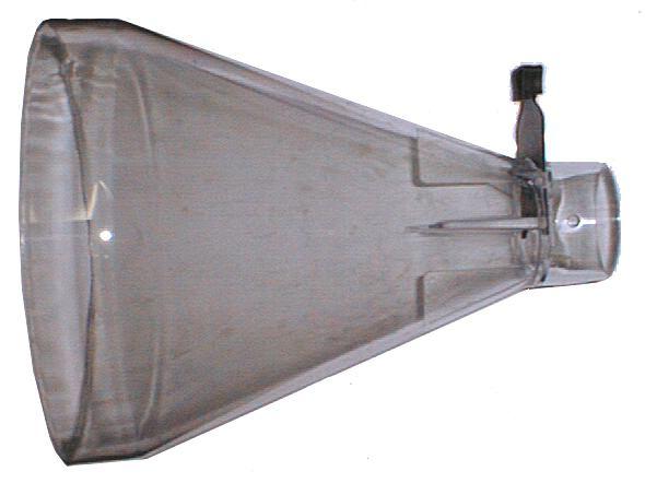 coperchio 110mm SRTRAM0001 BICCHIERRE FRULLATORE SIRIO SIRMAN 10,40 Bicchiere ad immersione in Lexan - diametro 105mm x 60mm - altezza 150mm ZZTRAM0001