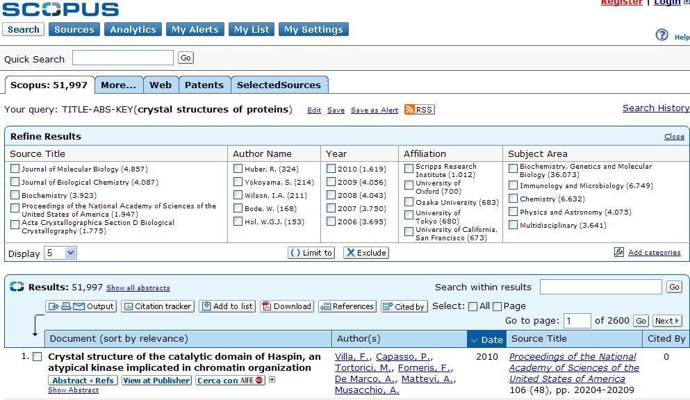 Add to list: aggiunge i record ad una lista temporanea per la sessione in corso