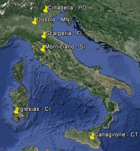 I biodistretti di Renovo in Italia Alcuni esempi: IGLESIAS Polo della Bioedilizia Impianto Cogenerativo a biomassa da 1MWe Produzione di pannelli termoisolanti in fibra di