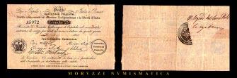 FRANCHI 25 67 PRESTITO NAZIONALE ITALIANO, Mazziniano, Londra, Decreto: 1850, Firme: Mazzini,