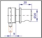 a testa quadra 2 Anelli in gomma Versione Per BO 5206340 nichelato opaco chiave universale BO 5206365 BO