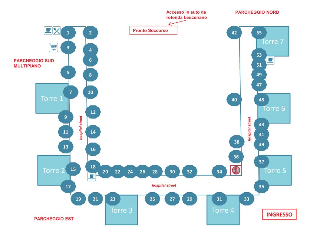 La mappa dell Ospedale Opuscolo Senologia.