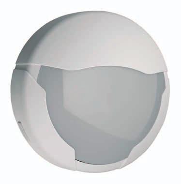 iffuser: opal polycarbonate, satinated inside, smooth outside.