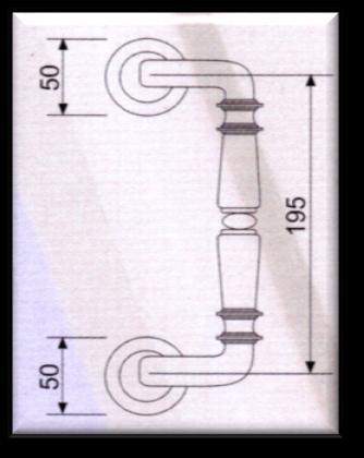 MANIGLIONI IN OTTONE SERIE