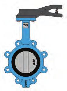 VALVOLA A FARFALLA LUG LUG BUTTERFLY VALVE PN 0/ - Art. D EPDM Q PN 0/ - Art.