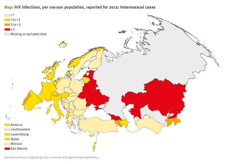 La dimensione del problema in Europa Nuovi casi di infezione da
