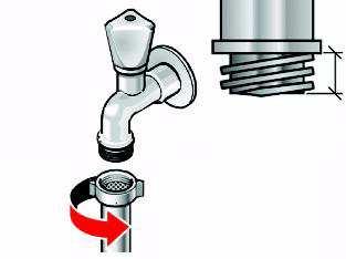 Non collegare al miscelatore un dispositivo senza pressione per il riscaldamento dell'acqua.