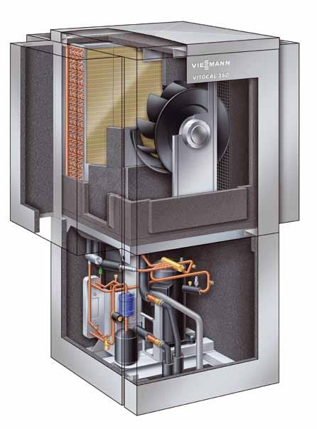 Pompe di calore Vitocal 350-A 1 Ideale per le ristrutturazioni Vitocal 350-A è l unità aria/acqua ideata per i casi in cui è richiesta acqua ad alta temperatura.