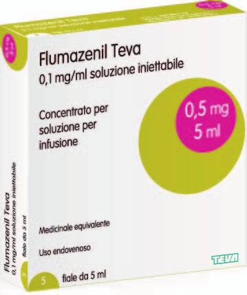 3) Trattamento con l agonista-antagonista Flumazenil (Anexate) Il Flumazenil è un farmaco in genere utilizzato come antagonista delle BDZ (ad esempio in caso di intossicazione acuta, o per