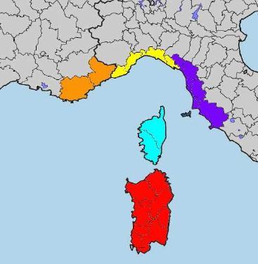 Area di cooperazione Italia Regione Liguria Regione Sardegna Regione Toscana