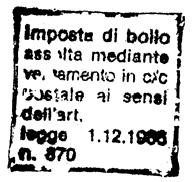 : 00 01 Denominazione o marchio del dispositivo ANTEO Trade name or mark of device 02 Tipo di dispositivo tipo: RF008 Type of device 03 Nome e