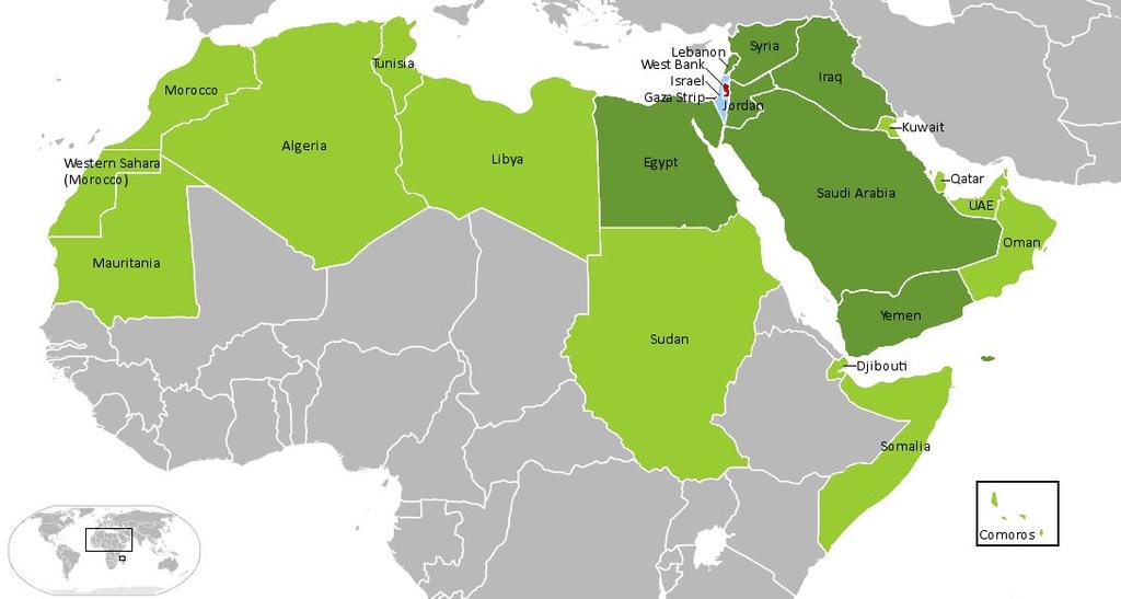 La nascita della Lega araba (1945) Costituita al Cairo nel marzo 1945 da Egitto, Arabia Saudita Transgiordania, Iraq Libano, Siria e Yemen del nord, Scopo: coordinare la politica estera e